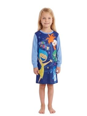 Disney Pixar Inside Out 2 Girls Nightgown, Long Sleeve New with tags